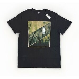 Old Navy Redwoods Graphic Print T-shirt Grey Short Sleeve Mens Size XL